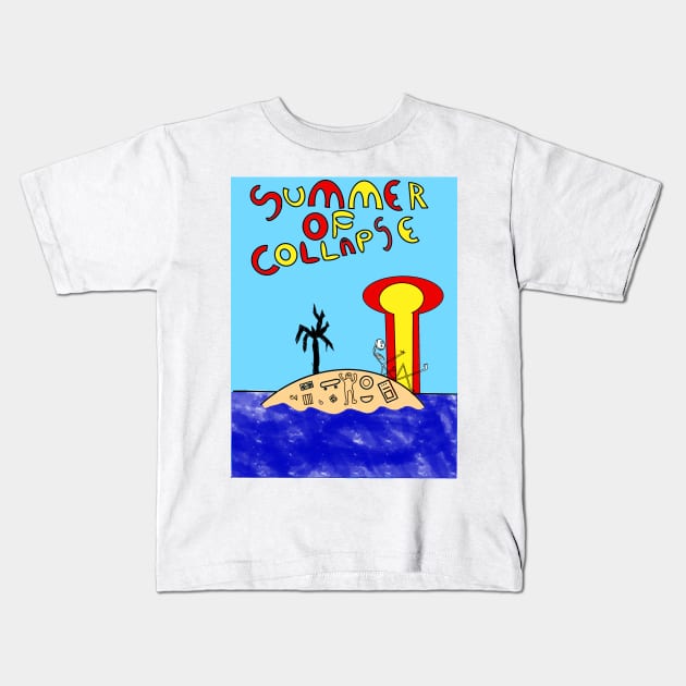 Summer Of Collapse Kids T-Shirt by Second Wave Apparel